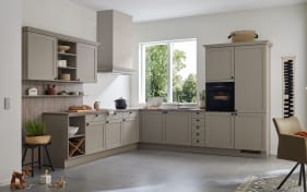 Einbauküche Frano, macchiato, inkl. Siemens Elektrogeräte