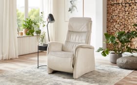 Relaxsessel Casio Relax, ecru, inkl. Körperdruck Verstellung