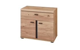 Büroschrank Sonos, Alteiche massiv/Artisan Eiche-Nachbildung, ca. 67 cm