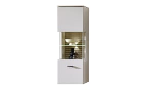 Hängevitrine Ina, kaschmir/Riva Eiche, 40 cm