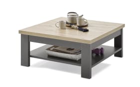 Couchtisch York, anthrazit, Artisan Eiche-Nachbildung