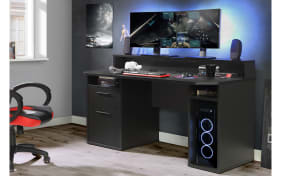 Schreibtisch Tezaur, schwarz