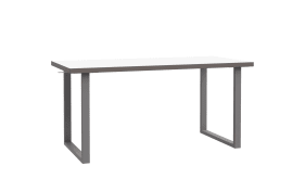 Schreibtisch Keflavik, grau/weiß, 160 cm