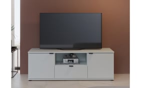 TV-Unterschrank Ganymede, grau, 43,9 cm