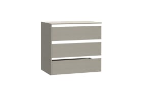 Set mit 3 Schubladen Schach & Matt 2, grau, 83,5 cm