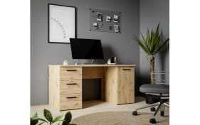 Schreibtisch Net307, Artisan Eiche Nachbildung