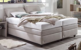 Boxspringbett Livia beige, 180 x 200 cm