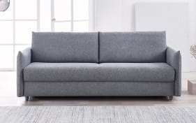 Schlafsofa Grande, blaugrau, 180 x 200 cm, mit Lattenrost und Matratze