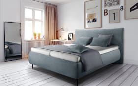 Polsterbett Melodie Flex, blau, 180 x 200 cm