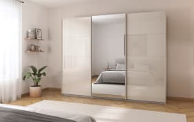 Schwebetürenschrank Kulmbach, champagner