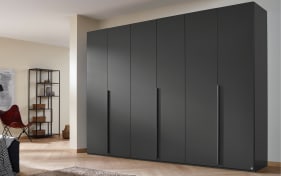 Drehtürenschrank Purisma, graphit, 301 x 223 cm, inkl. umfangreicher Zusatzausstattung