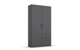 Drehtürenschrank 32Q1 Allrounder, grau, 91 x 197 cm