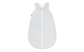 Jersey Sommerschlafsack, grau mit weißen Sternen, 98 cm
