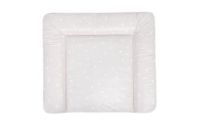 Wickelauflage Softy, beige mit Motiv Star beige, 85 x 75 cm.