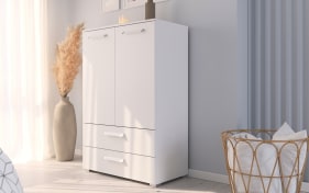 Kommode Cherie, weiß, 80 x 119 cm