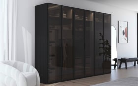 Drehtürenschrank Ajana Scale Spin, schwarz