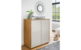 Kommode Clivo 4000, Bianco Eiche Nachbildung/champagne