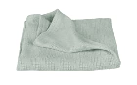 Kuscheldecke Lil Planet in frosty green, in Strick-Optik, ca. 80 x 80 cm