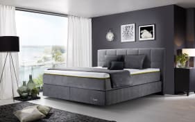 Boxspringbett Dunlopillo Superior, grau, 180 x 200 cm