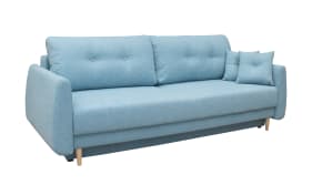 Schlafsofa Nord in aqua, mit Schlaffunktion, Liegefläche ca. 145 x 190 cm