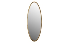 Spiegel Matz Oval M, Antik Messing, 60 x 160 cm 