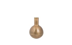 Vase Hari Fat aus vermessingtes Eisen in gold, 31 cm