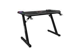 Minecraft Gaming Tisch, schwarz, 120 x 74 cm