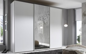 Schwebetürenschrank Studioline, weiß, Breite ca. 280 cm