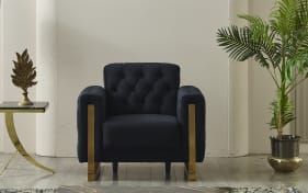 Sessel Crystal, schwarz, inkl. Kippfunktion