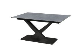 Esstisch Comedor, Beton Nachbildung, inkl. Ausziehfunktion