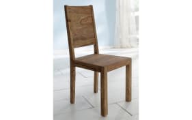 Stuhl Yoga, massives Shishamholz 