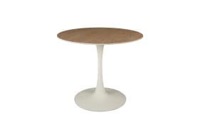 Tisch Ava 90 T, creme/Holz-Nachbildung
