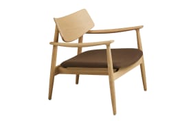 Loungesessel Olvera, Eiche/braun