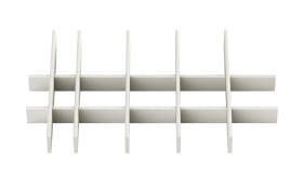 Schubkastenunterteilung, für Jutzler-Schränke, cremeweiß, Breite 80 cm