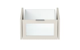 Innenschubkasten mit Glasfenster, klein, für Jutzler-Schränke, Breite 48 cm