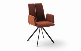 Sessel Claas, rostfarbig 