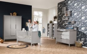 Babyzimmer Levke, kieselgrau