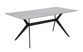 Esstisch Paccino I T, Marmor Nachbildung/grau