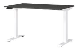 Schreibtisch GW-JET, graphit/weiß