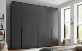 Drehtürenschrank Kevo, graphit, 270 x 225 cm