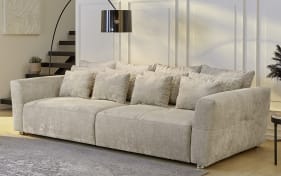 Big Sofa Gulliver, beige, inkl. Kissen