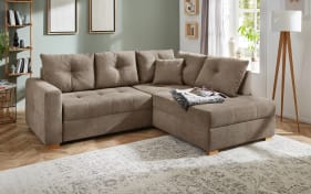 Wohnlandschaft Heidelberg, taupe, inkl. Funktionen