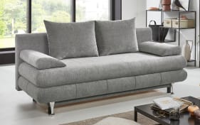 Schlafsofa SO140 Benfeld, grau, 140 x 188 cm