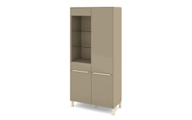 Vitrinenschrank Reno, taupe/kaschmir