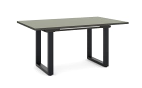 Esstisch Reno, olivgrün/schwarz