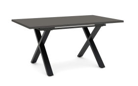 Esstisch Reno, anthrazit/schwarz