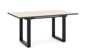 Esstisch Reno, kaschmir/schwarz, inkl. Synchronauszug