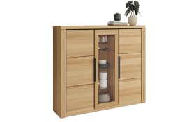 Highboard Brest, massive Buche