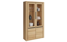 Vitrine Brest, massive Buche