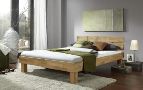 Bett Judith, Buche-Nachbildung, 90 x 200 cm